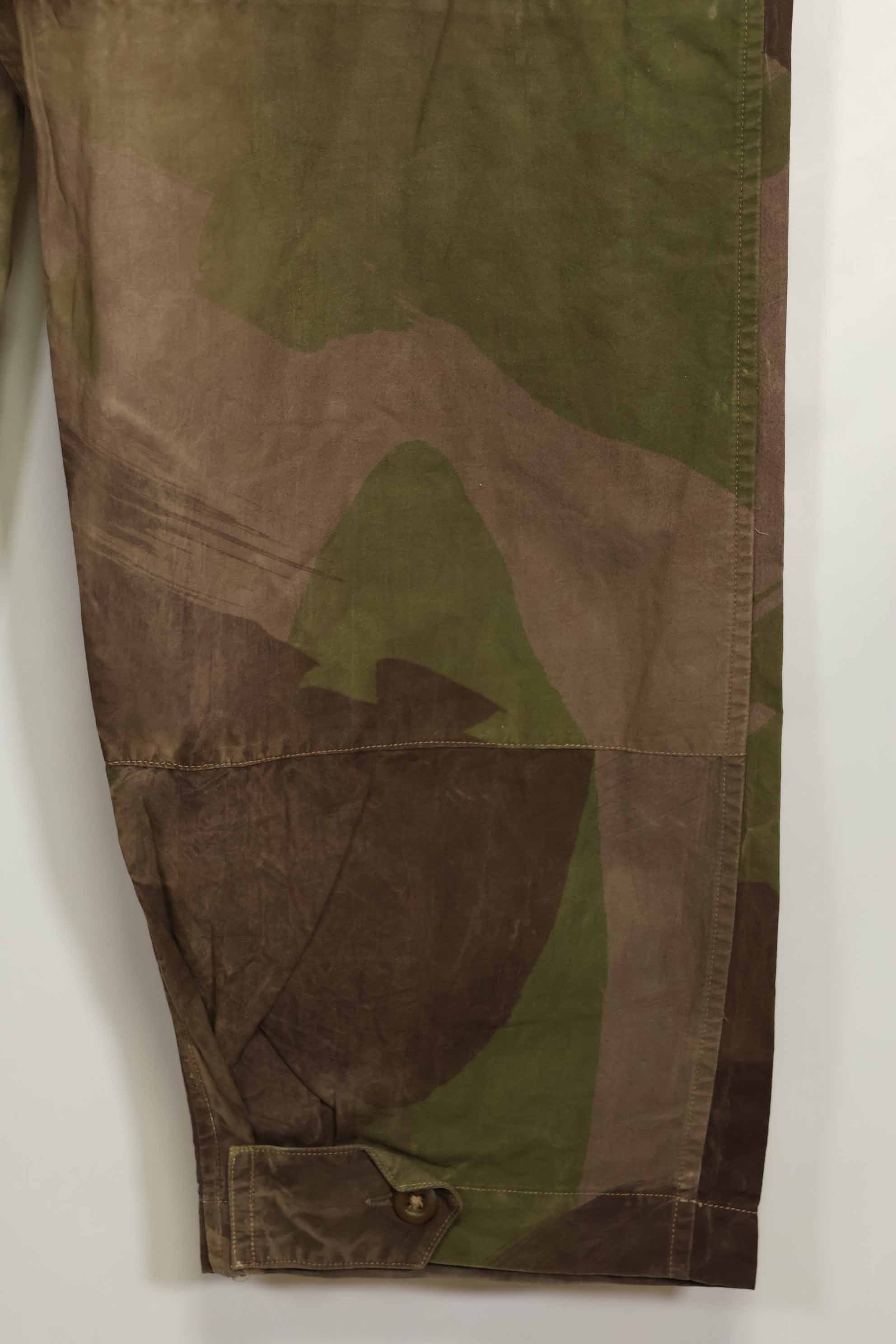 実物　イギリス軍　SAS トラウザーズ　WINDPROOF 迷彩パンツ　サイズタグ2 中古品