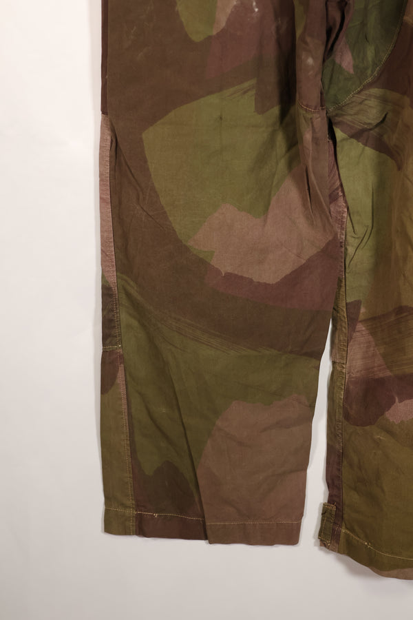 実物　1944年製　イギリス軍　SAS トラウザーズ　WINDPROOF 迷彩パンツ　サイズ No.1　中古品