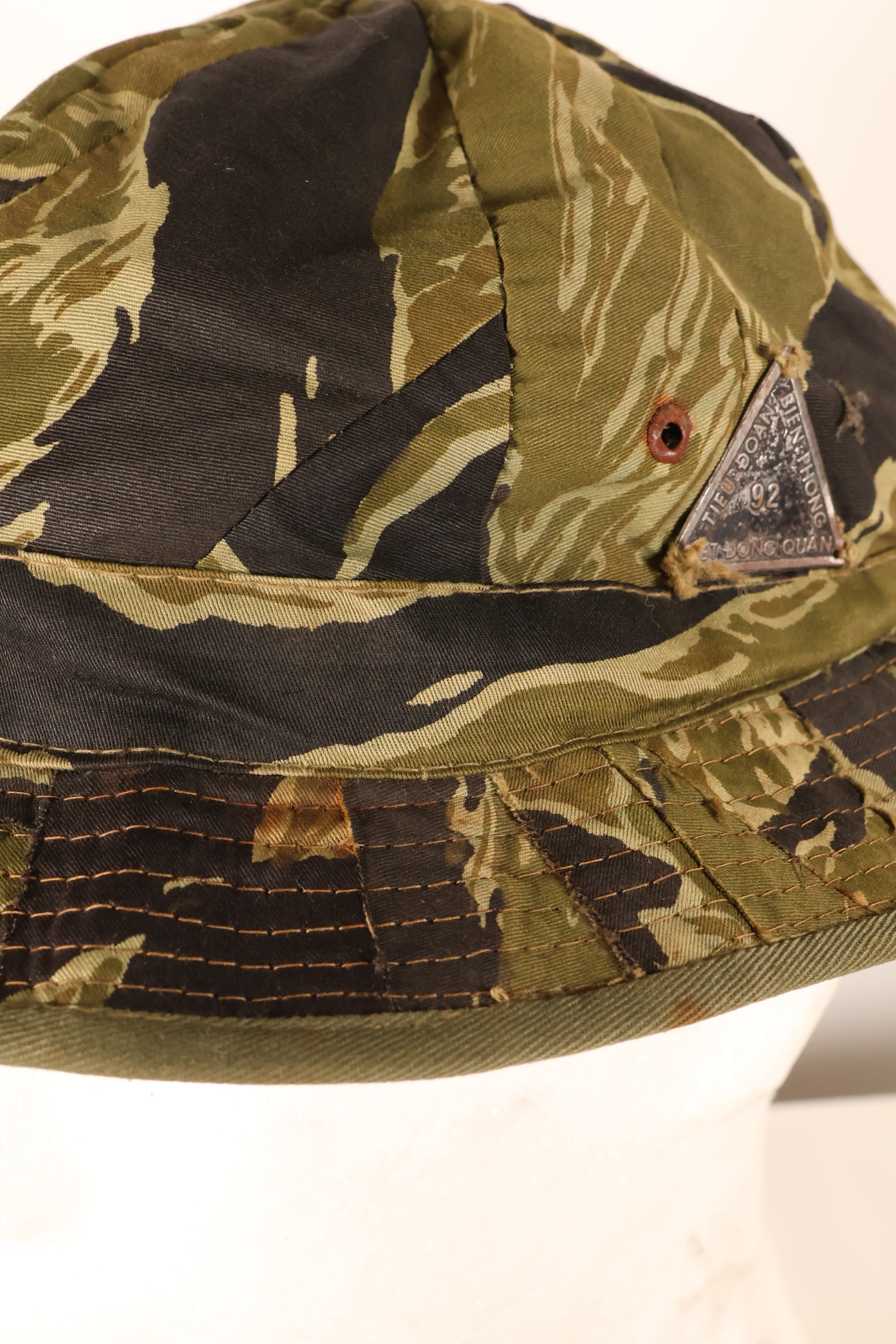 実物生地　南ベトナム海兵隊　VNMC　3rd パターン移行期生地　タイガーストライプ　ブーニー　再現品