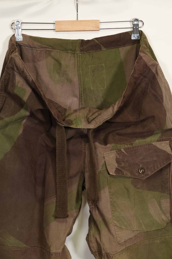 実物　イギリス軍　SAS トラウザーズ　WINDPROOF 迷彩パンツ　サイズタグ2 中古品