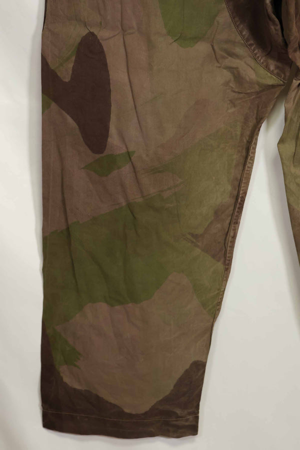 実物　イギリス軍　SAS トラウザーズ　WINDPROOF 迷彩パンツ　サイズタグ2 中古品