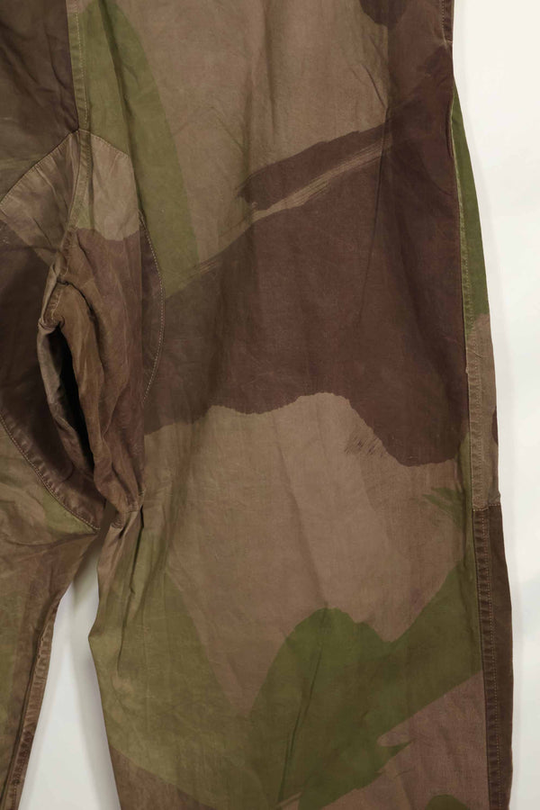 実物　イギリス軍　SAS トラウザーズ　WINDPROOF 迷彩パンツ　サイズタグ2 中古品