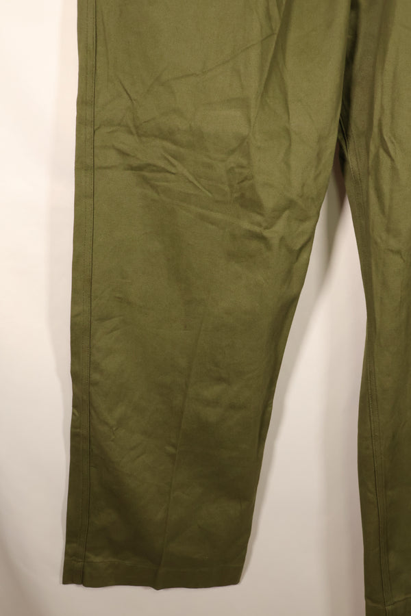 1967年契約　SIZE 14　オーストラリア軍　OD ユーティリティパンツ　ほぼ未使用品　