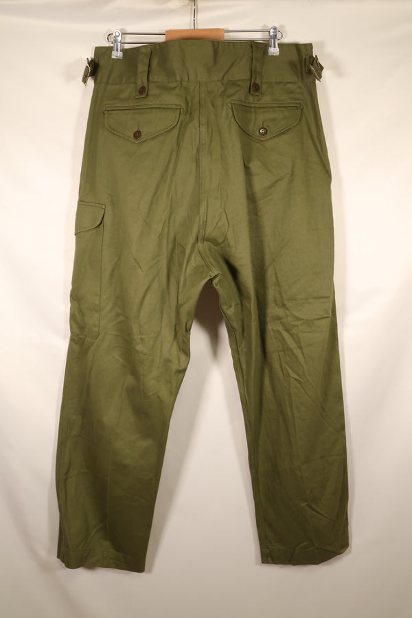 1967年契約　SIZE 14　オーストラリア軍　OD ユーティリティパンツ　ほぼ未使用品　