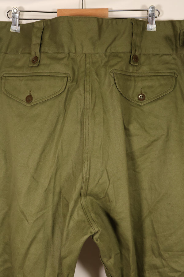1967年契約　SIZE 14　オーストラリア軍　OD ユーティリティパンツ　ほぼ未使用品　