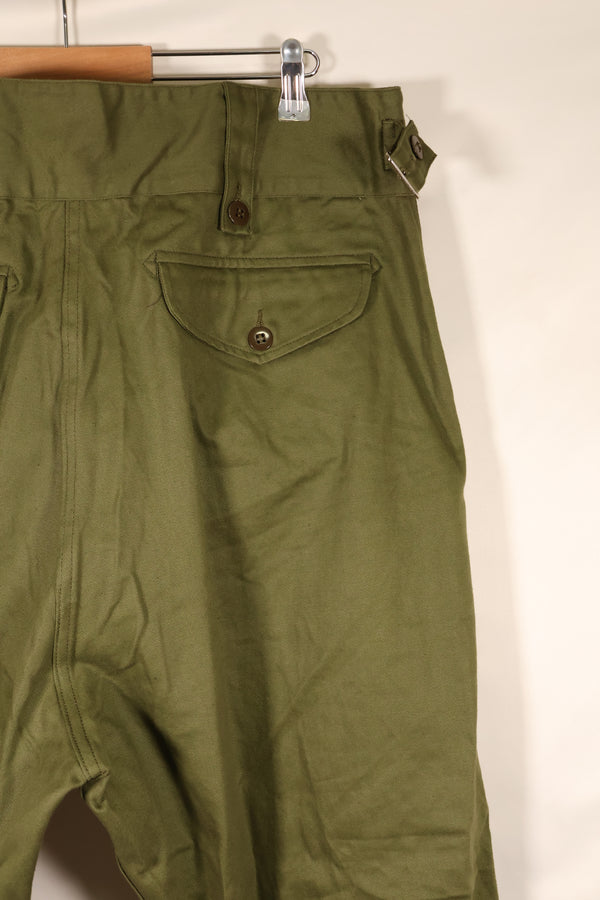 1967年契約　SIZE 14　オーストラリア軍　OD ユーティリティパンツ　ほぼ未使用品　