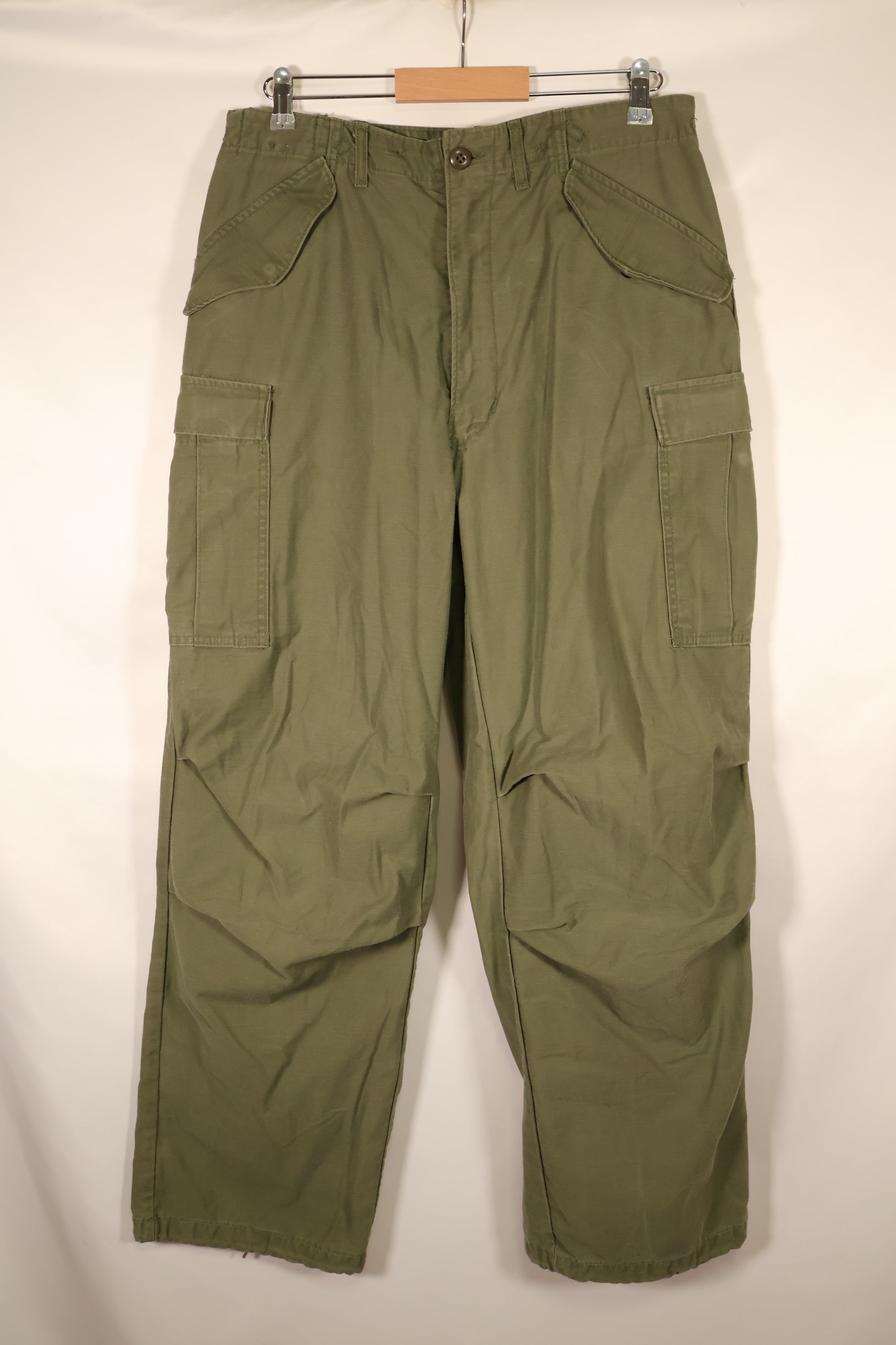 1978年契約　M-L　アメリカ軍　M65 フィールドパンツ　褪色あり　中古品