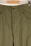 1978年契約　M-L　アメリカ軍　M65 フィールドパンツ　褪色あり　中古品
