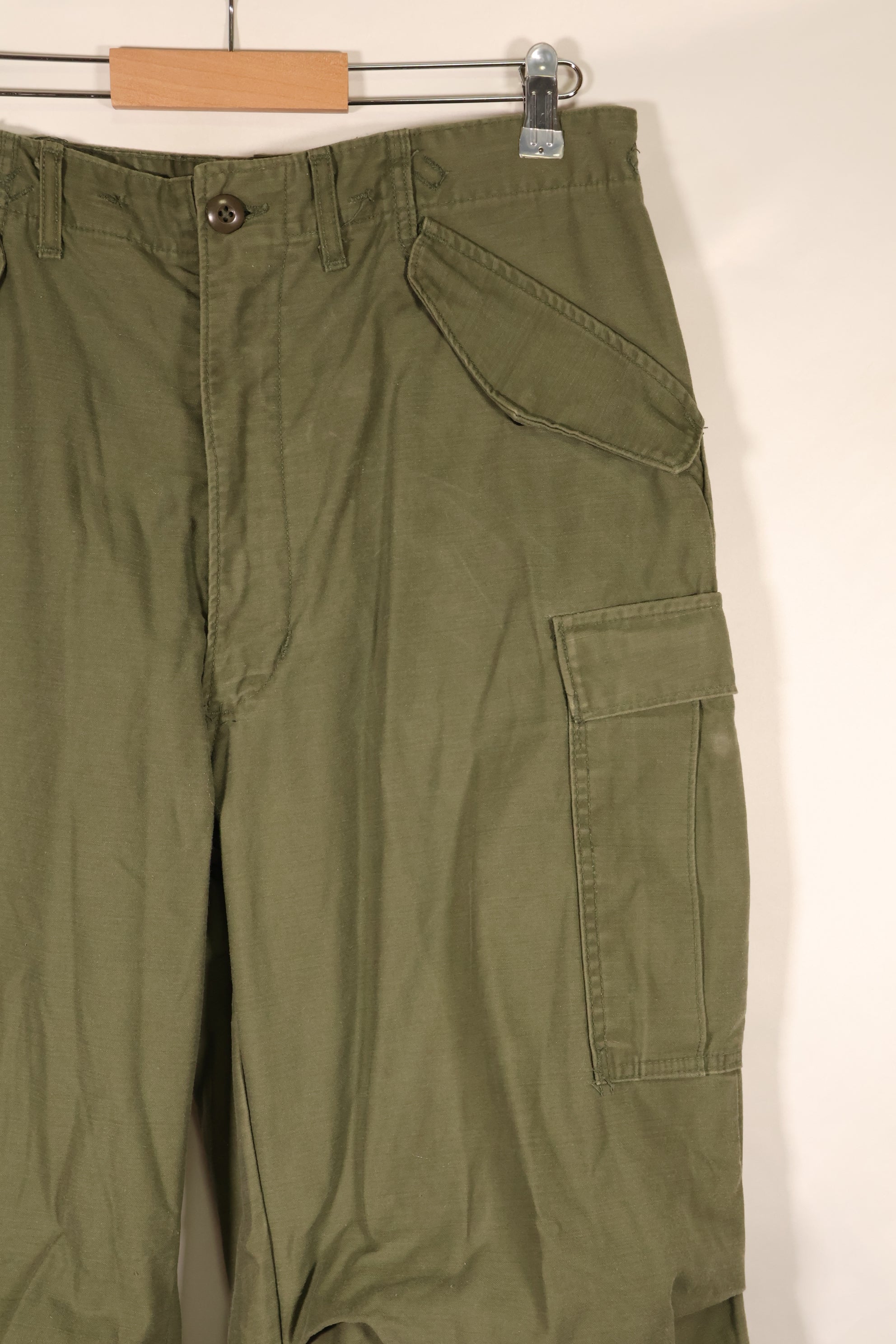 1978年契約　M-L　アメリカ軍　M65 フィールドパンツ　褪色あり　中古品