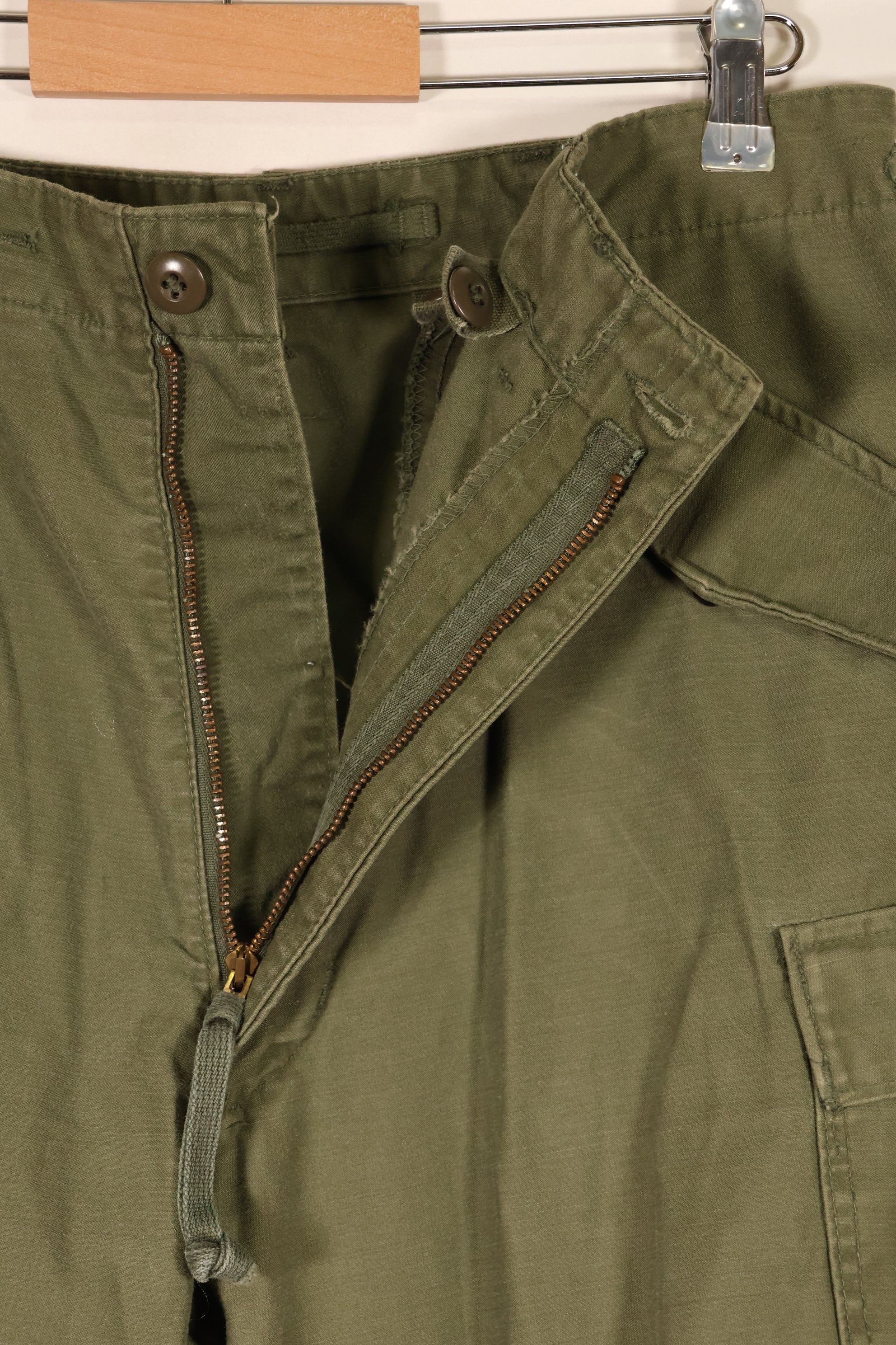 1978年契約　M-L　アメリカ軍　M65 フィールドパンツ　褪色あり　中古品