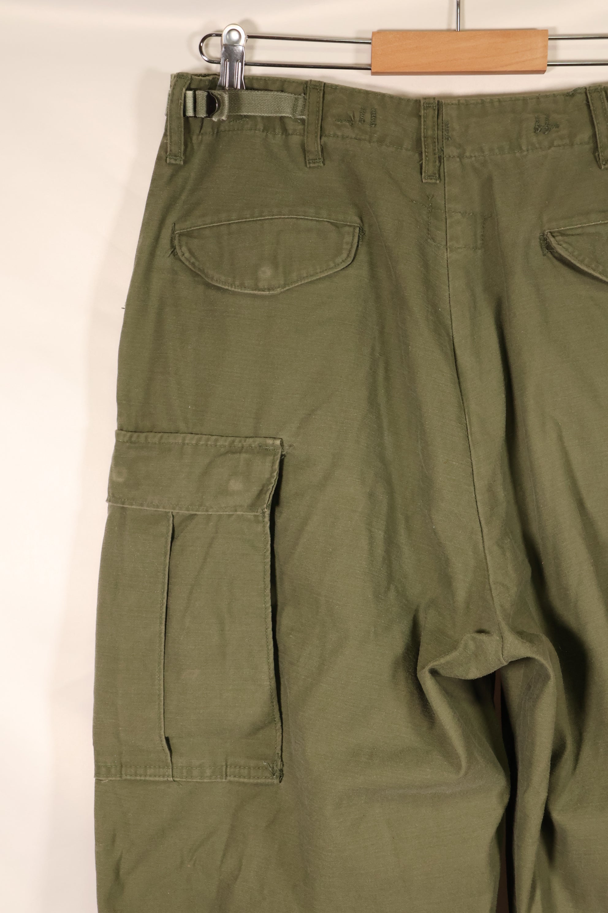 1978年契約　M-L　アメリカ軍　M65 フィールドパンツ　褪色あり　中古品