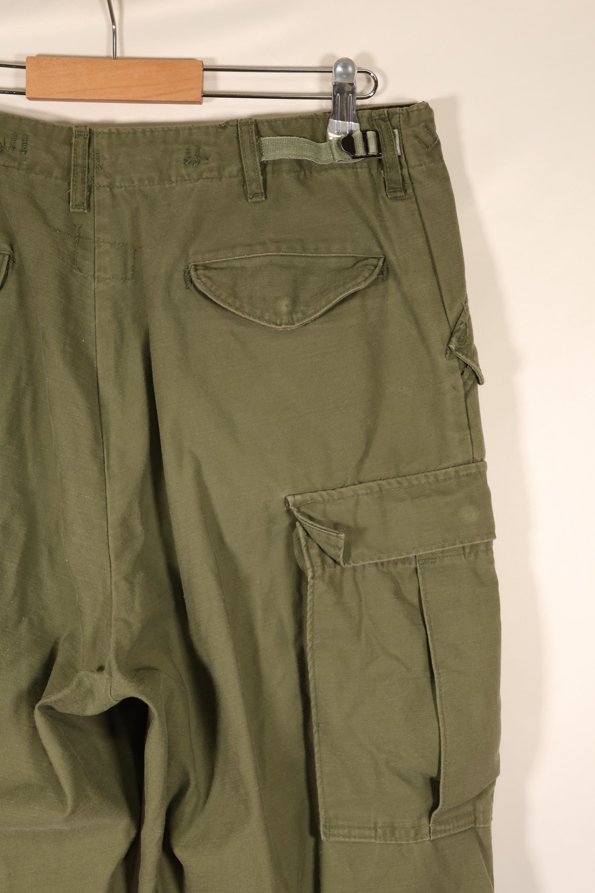1978年契約　M-L　アメリカ軍　M65 フィールドパンツ　褪色あり　中古品