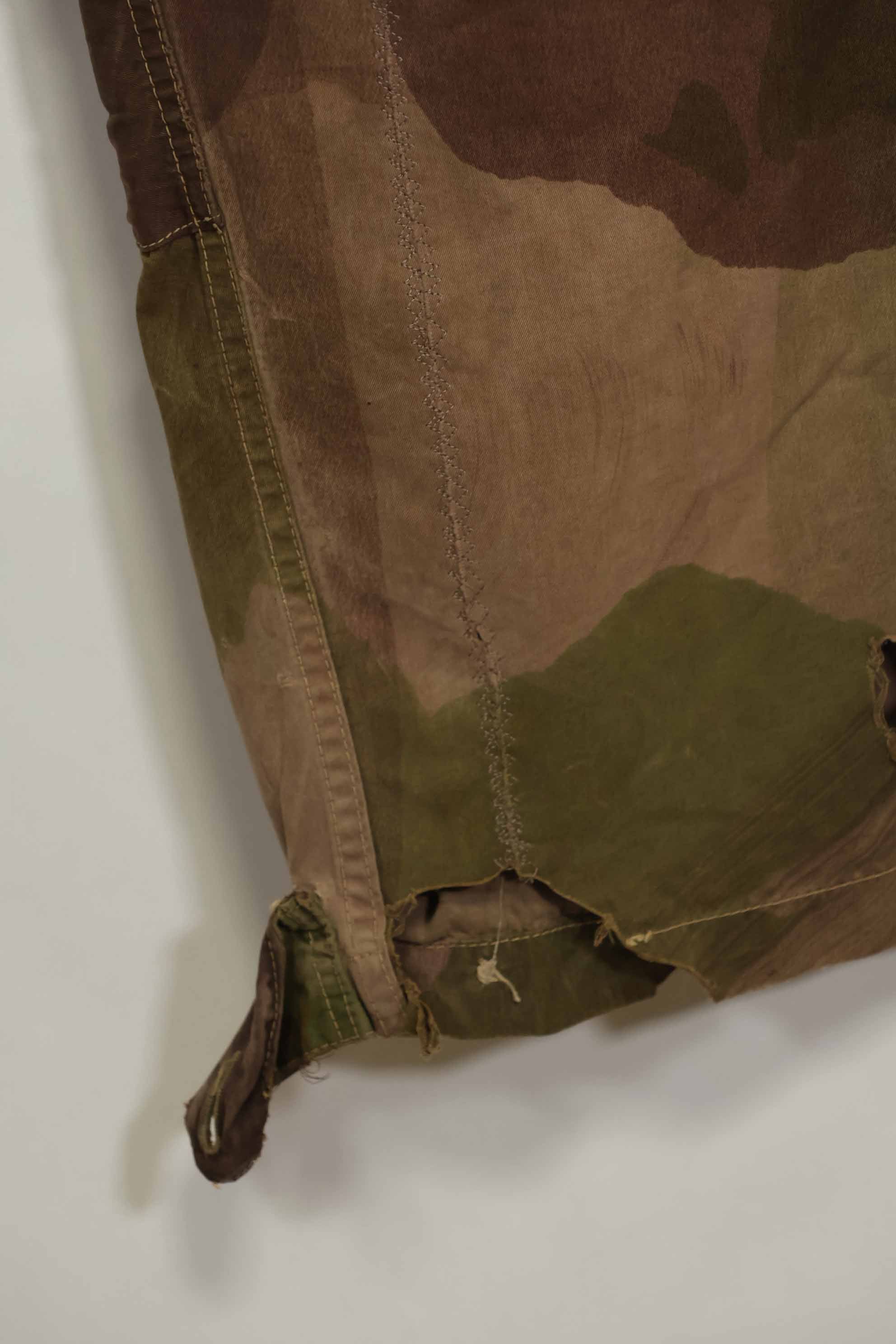 実物　イギリス軍　SAS トラウザーズ　WINDPROOF 迷彩パンツ　サイズタグ1 中古品 D