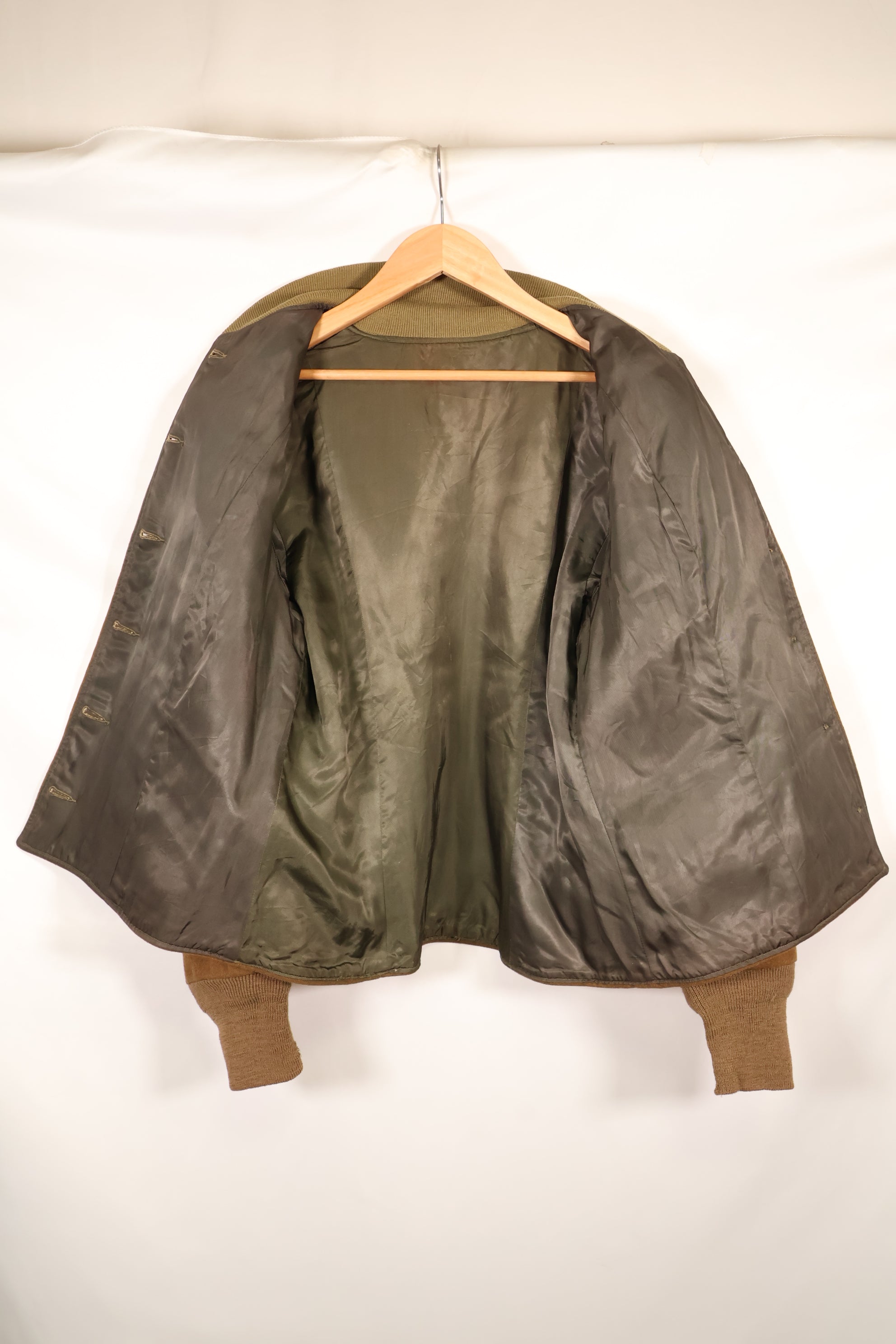 1940年代　WWII　WAC　アメリカ陸軍　女性兵士用　フィールドジャケットライナー　中古品