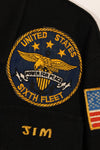 1987年　大きめサイズ　アメリカ海軍　USS SPIEGEL GROVE ツアージャケット