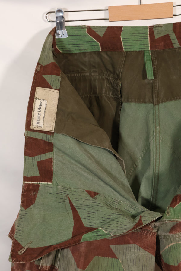 1950年代　西ドイツ　スプリンター迷彩　カーゴパンツ　希少品　中古品