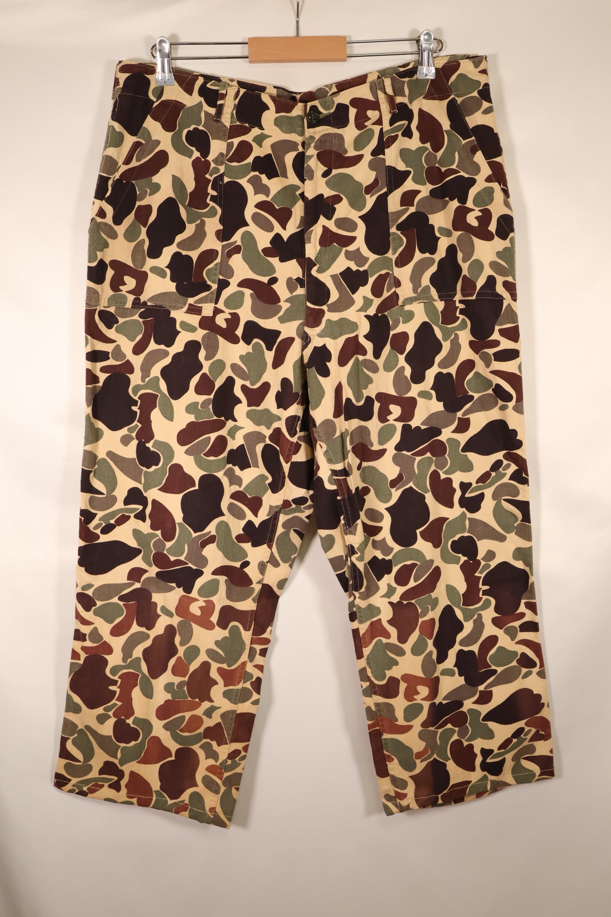 1960年代中頃　M〜L程度　CIDG　ベオガム迷彩　ローカルメイド Frog Skin迷彩　US向けビッグサイズ　中古品