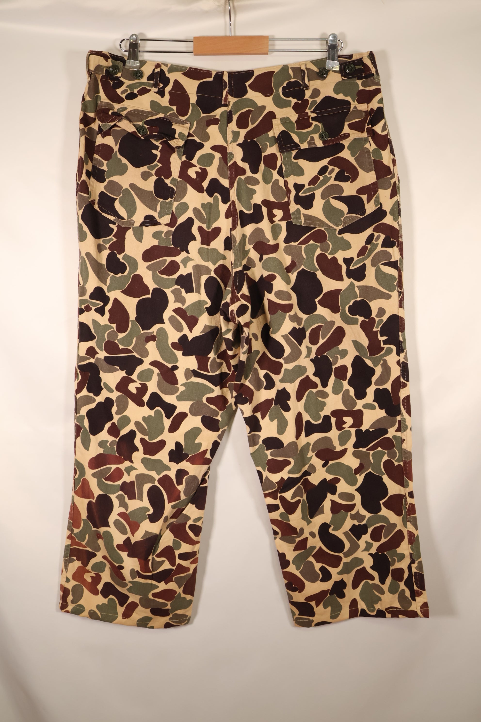 1960年代中頃　M〜L程度　CIDG　ベオガム迷彩　ローカルメイド Frog Skin迷彩　US向けビッグサイズ　中古品