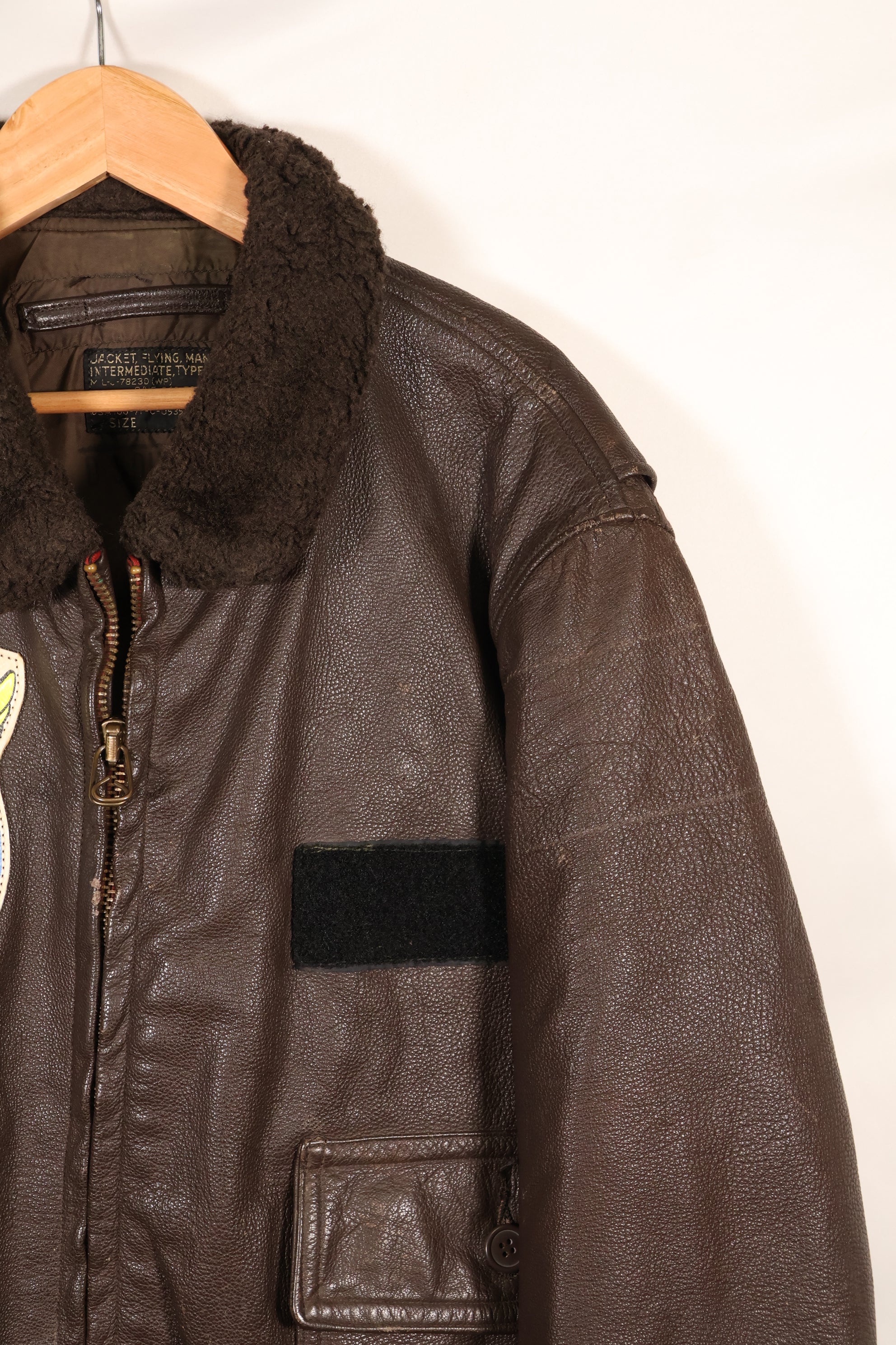 1971年契約　サイズ44　G-1　フライトジャケット　ペイント　パッチあり　中古品