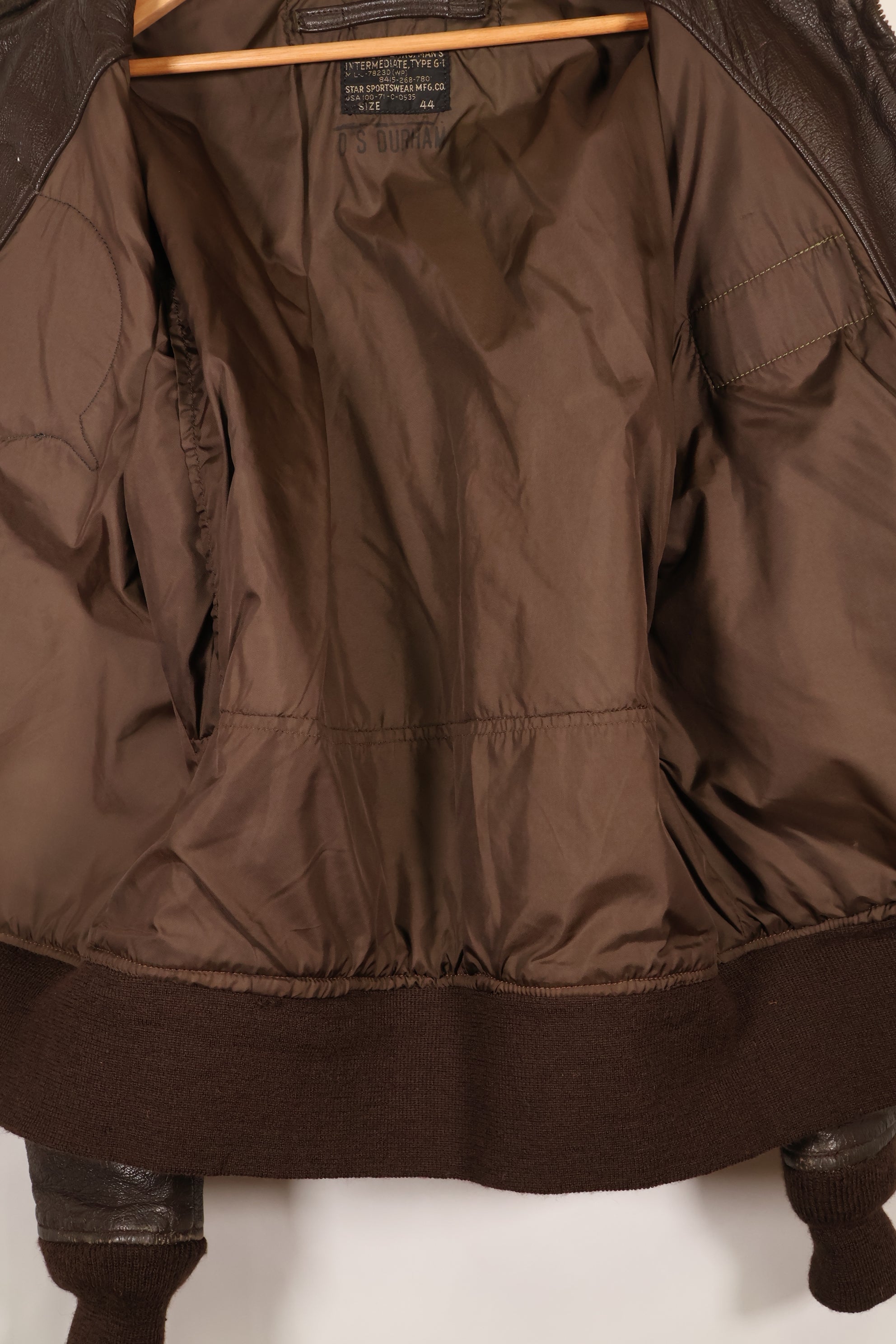 1971年契約　サイズ44　G-1　フライトジャケット　ペイント　パッチあり　中古品