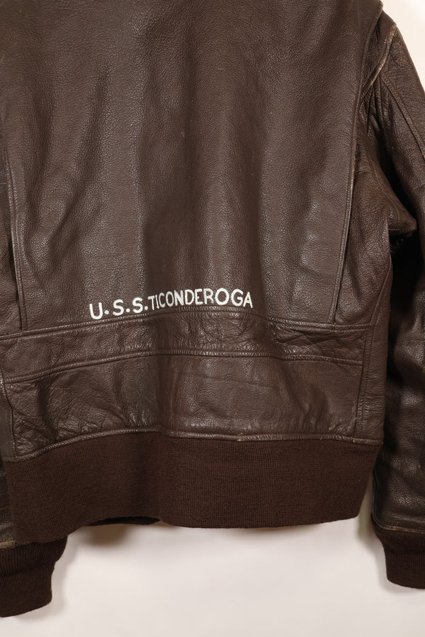 1971年契約　サイズ44　G-1　フライトジャケット　ペイント　パッチあり　中古品