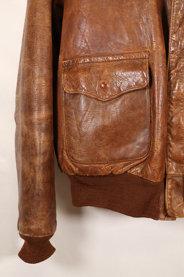1940年代　サイズ42　USAAF　A-2　フライトジャケット　Rough Wear Clothing Co.　中古品