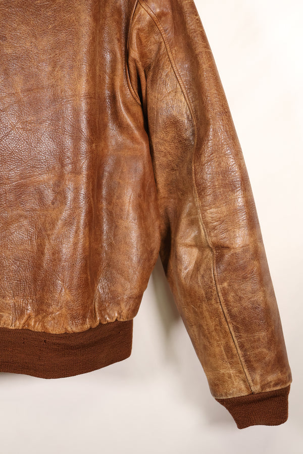 1940年代　サイズ42　USAAF　A-2　フライトジャケット　Rough Wear Clothing Co.　中古品