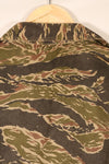 1960年代後半頃　ローカルメイド　推定 ベトナム or タイ製　タイガーストライプ　シャツ　中古品