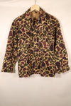 1960年代初頭　A-M程度　CIDG　ベオガム迷彩　Aisanカット　シャツ　ローカルメイド Frog Skin迷彩　中古品