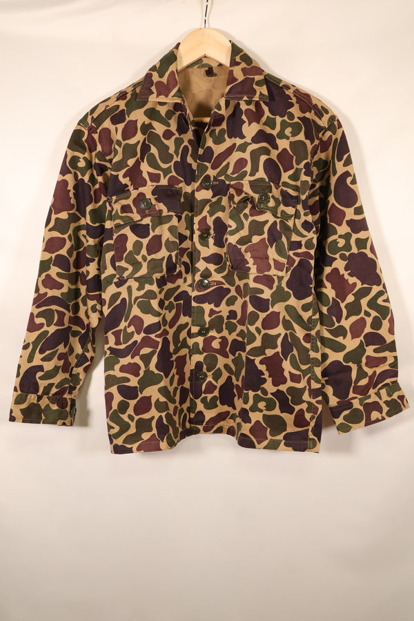 1960年代初頭　A-M程度　CIDG　ベオガム迷彩　Aisanカット　シャツ　ローカルメイド Frog Skin迷彩　中古品