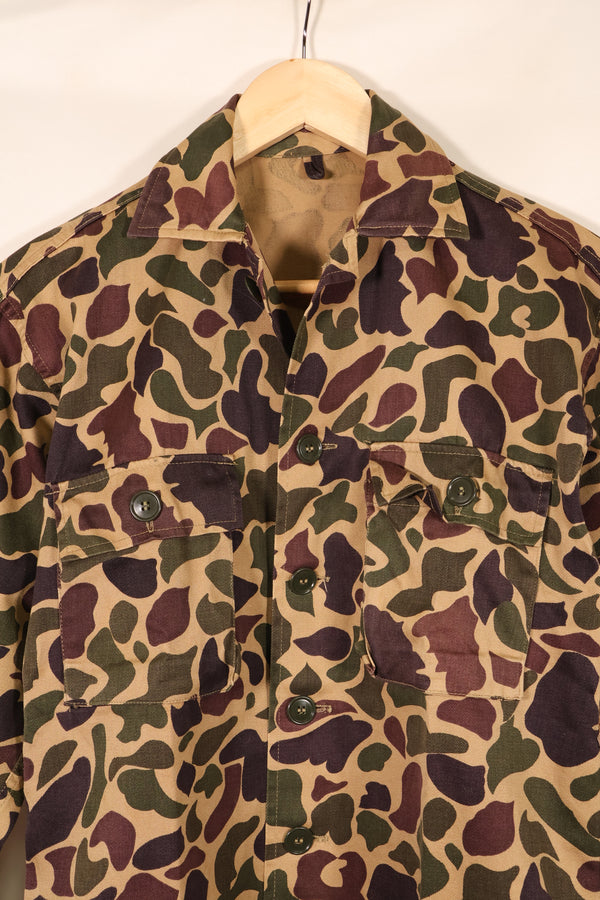 1960年代初頭　A-M程度　CIDG　ベオガム迷彩　Aisanカット　シャツ　ローカルメイド Frog Skin迷彩　中古品
