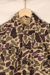 1960年代前半　A-M相当　CIDG　ベオガム迷彩　Asianカット　シャツ　ローカルメイド Frog Skin迷彩　中古品