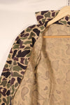 1960年代前半　A-M相当　CIDG　ベオガム迷彩　Asianカット　シャツ　ローカルメイド Frog Skin迷彩　中古品