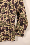 1960年代前半　A-M相当　CIDG　ベオガム迷彩　Asianカット　シャツ　ローカルメイド Frog Skin迷彩　中古品