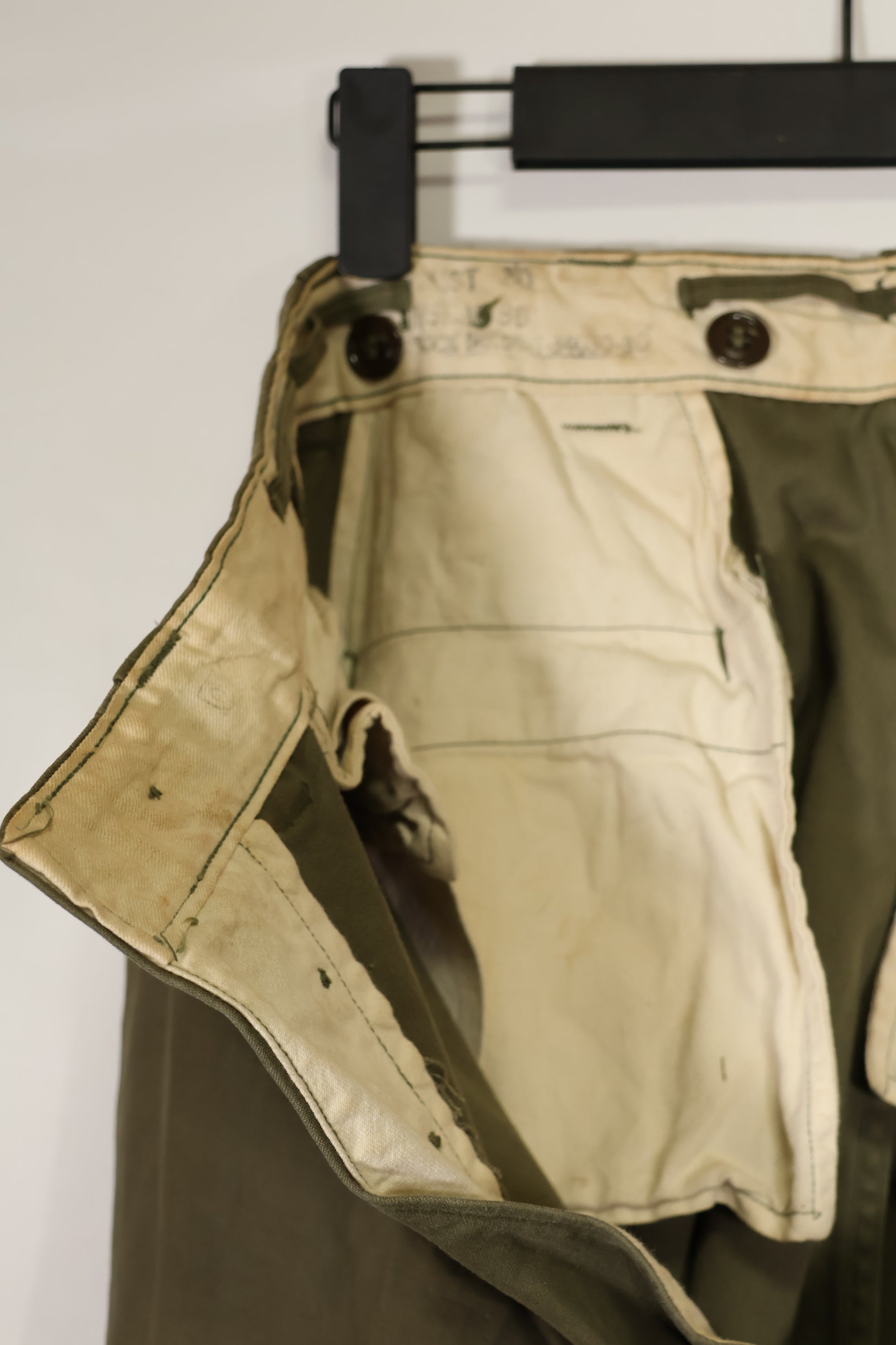 実物　アメリカ陸軍　M45 パンツ　追加ポケット改造品　中古品