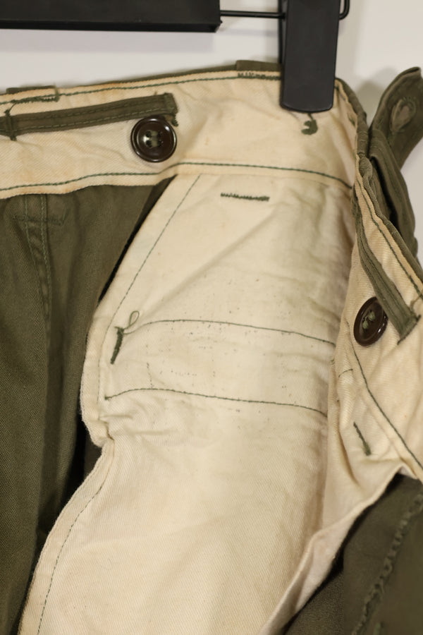 実物　アメリカ陸軍　M45 パンツ　追加ポケット改造品　中古品