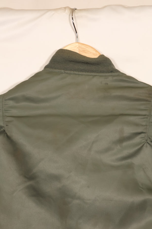 1970年契約　Medium アメリカ空軍 USAF　L2-B フライトジャケット　中古品  ALPHA INDUSTRIES社製