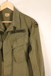 1968年契約　S-L　4th Model リップストップ　ジャングルファティーグ　ジャケット　パッチ付き　中古品