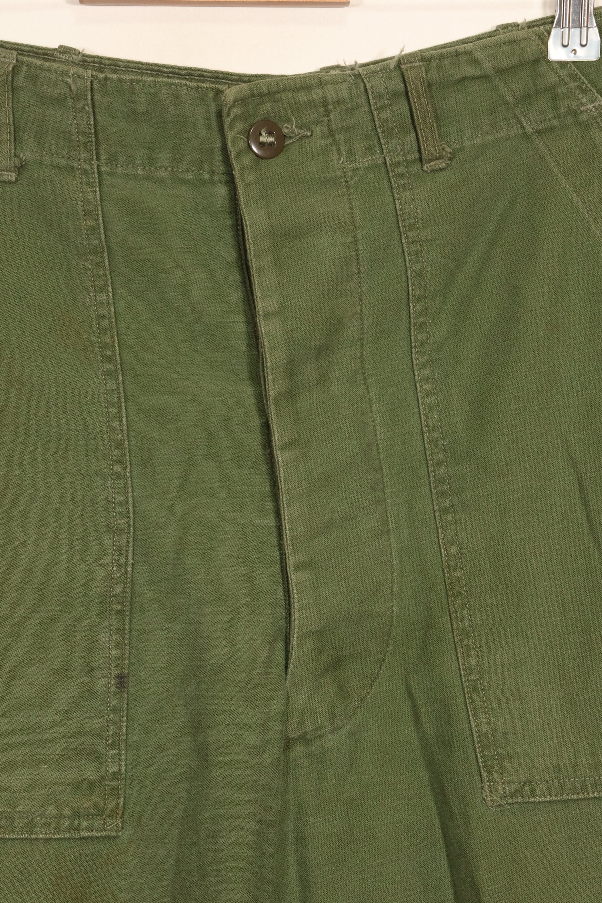 1960年代　TYPE 1 推定 MEDIUM　アメリカ軍　OG-107 ユーティリティパンツ　ベイカーパンツ　中古品　A