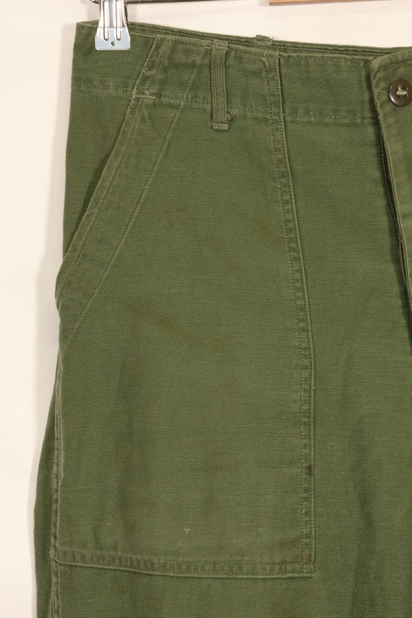 1960年代　TYPE 1 推定 MEDIUM　アメリカ軍　OG-107 ユーティリティパンツ　ベイカーパンツ　中古品　A