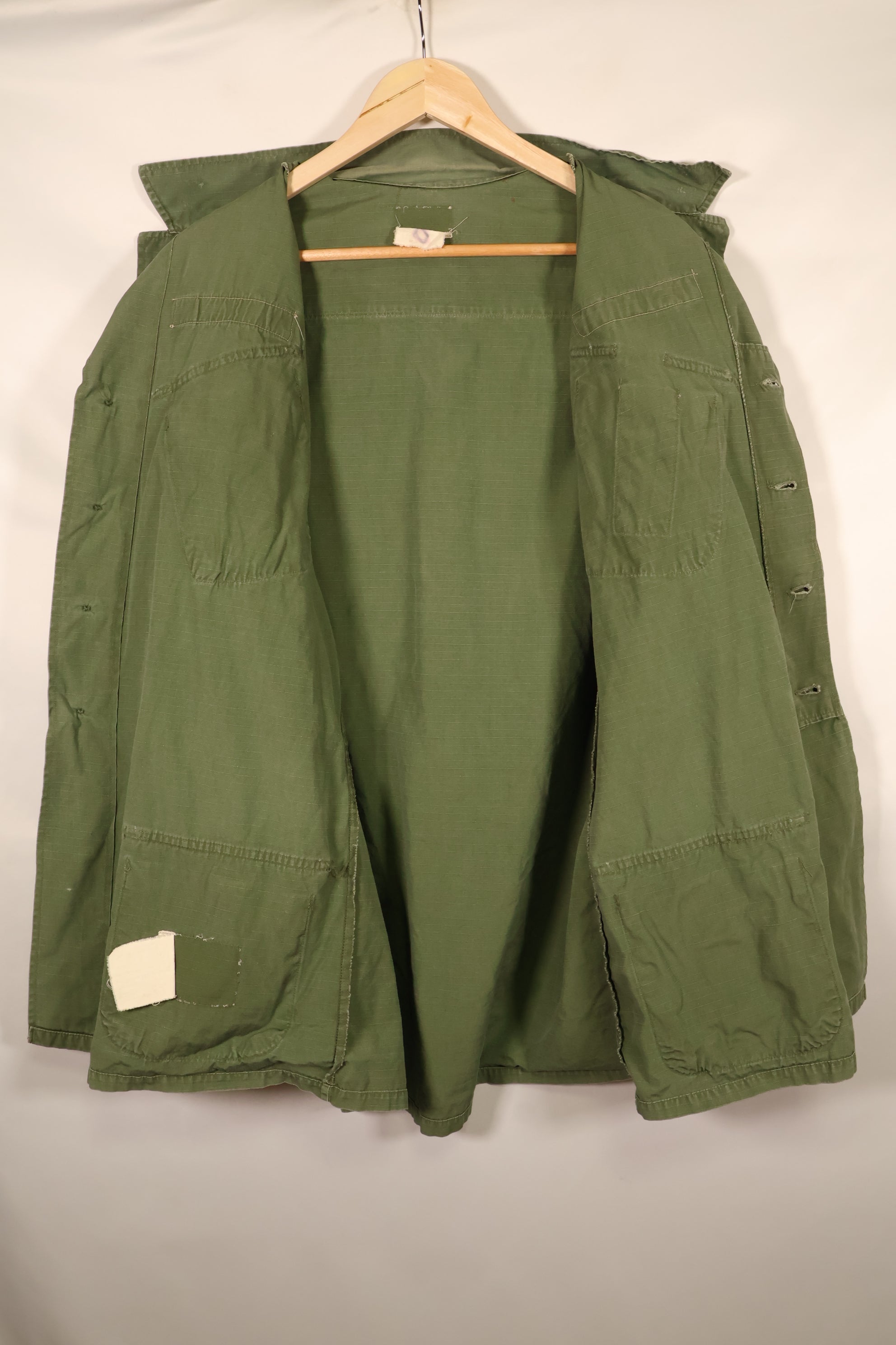 1968年契約　M-L　4th Model ジャングルファティーグ　ジャケット　パッチ初付　中古品
