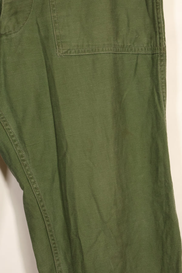 1960年代　TYPE 1 推定 MEDIUM　アメリカ軍　OG-107 ユーティリティパンツ　ベイカーパンツ　中古品　A