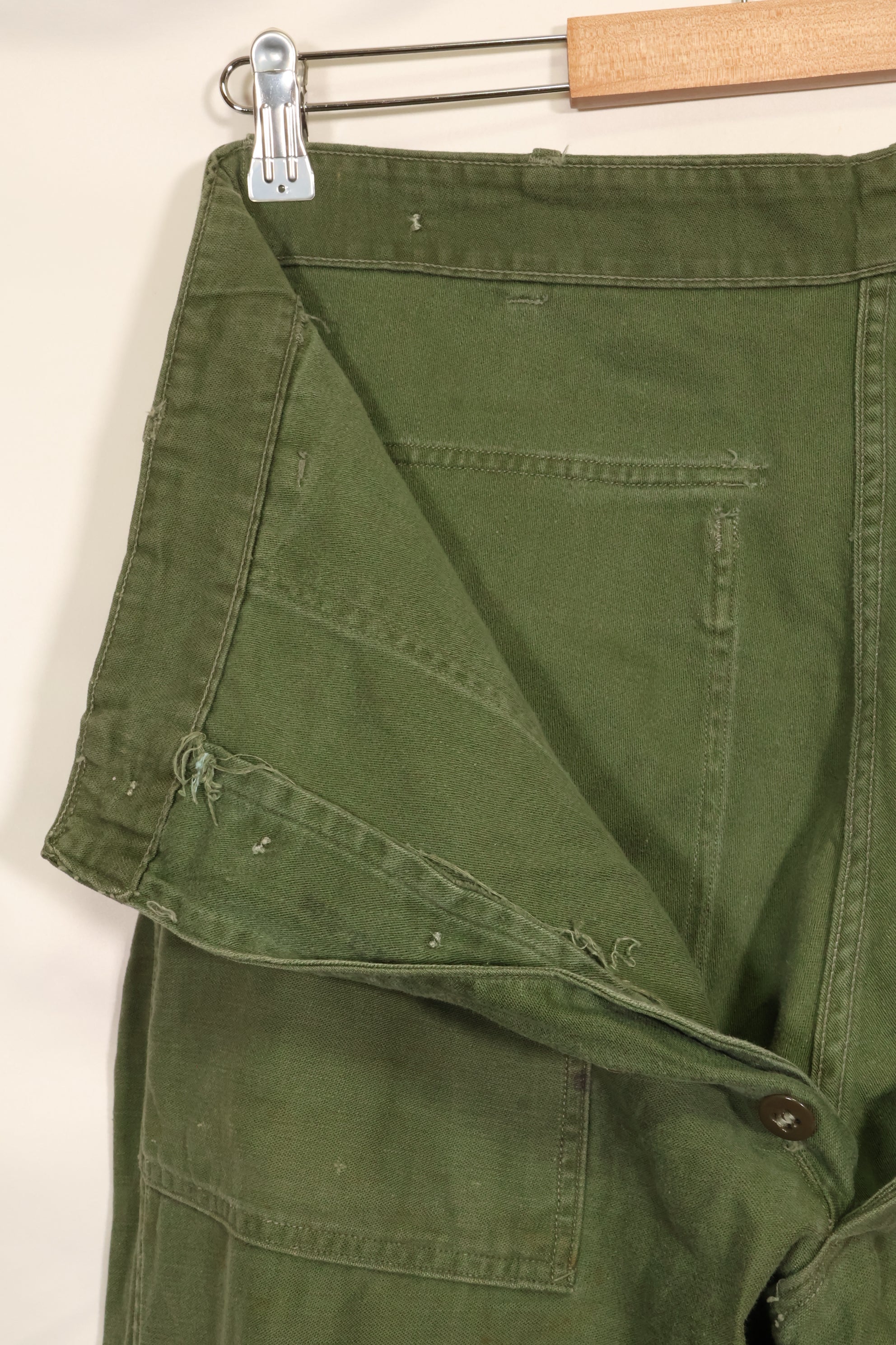 1960年代　TYPE 1 推定 MEDIUM　アメリカ軍　OG-107 ユーティリティパンツ　ベイカーパンツ　中古品　A