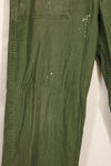 1960年代　TYPE 1　MEDIUM アメリカ軍　OG-107 ユーティリティパンツ　ベイカーパンツ　中古品　B
