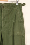 1960年代　TYPE 1　MEDIUM アメリカ軍　OG-107 ユーティリティパンツ　ベイカーパンツ　中古品　B