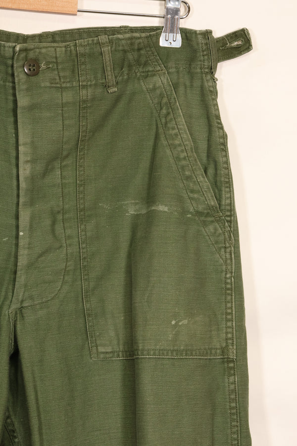 1960年代　TYPE 1　MEDIUM アメリカ軍　OG-107 ユーティリティパンツ　ベイカーパンツ　中古品　B