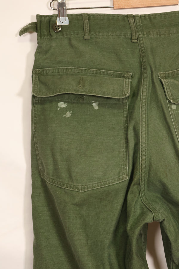 1960年代　TYPE 1　MEDIUM アメリカ軍　OG-107 ユーティリティパンツ　ベイカーパンツ　中古品　B