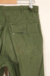 1960年代　TYPE 1　MEDIUM アメリカ軍　OG-107 ユーティリティパンツ　ベイカーパンツ　中古品　B