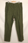 1972年会計　TYPE 3　40 x 33 アメリカ軍　OG-107 ユーティリティパンツ　ベイカーパンツ　中古品
