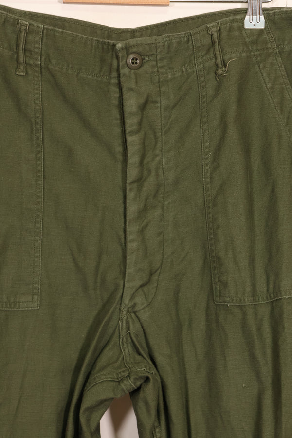 1972年会計　TYPE 3　40 x 33 アメリカ軍　OG-107 ユーティリティパンツ　ベイカーパンツ　中古品
